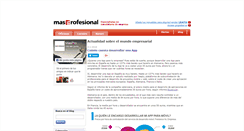 Desktop Screenshot of blog.masprofesional.com
