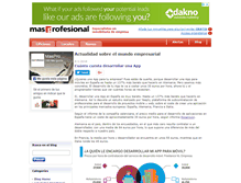 Tablet Screenshot of blog.masprofesional.com